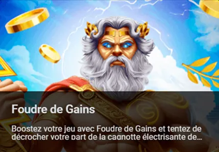 Foudre de Gains – Zeus lance la foudre pour décrocher des jackpots électrisants
